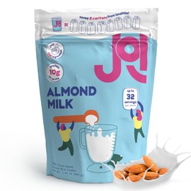 Almond Milk, Plant-Based Milk Powder - by JOI, Made in the US. No Preservatives, No Gums, No Added Sugar. Great for smoothies. Shelf-stable. Non-dairy milk substitute. Vegan, Non-GMO, Kosher. 10g Protein per Serving, Up to 32 Servings, 1.42 lb (644 g)