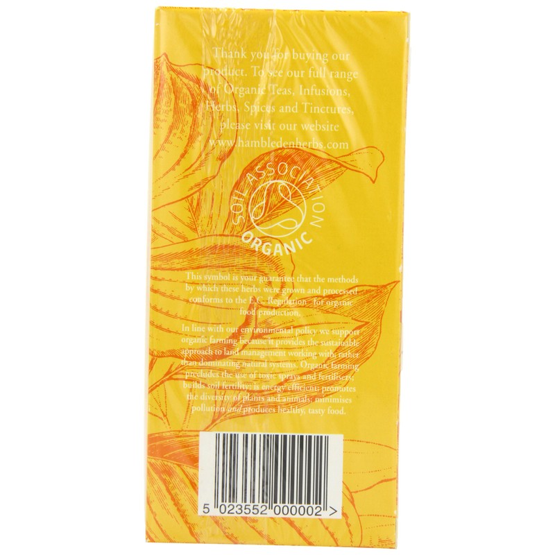 HAMBLEDEN HERBS Organic Rose Hip Tea Bags 55g (PACK OF