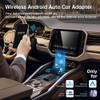 AUCOMM Wireless Android Auto Car Adapter Converts Wired AA 2016+