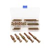 LBY 15 Sets Threaded Insert Nuts and Bolt Assortment Kit,