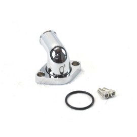 Bous Performance GM/ Chevy 90° Aluminum Swivel Water Neck Chrome K71402C