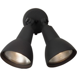 Craftmade Z402-TB Cast Directional Bullet Outdoor Flood Lighting, 2-Light, 200 Watts, Textured Matte Black