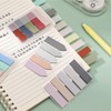 300 Pcs Sticky Tabs, Transparent Sticky Notes Flags Pastel Book
