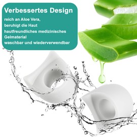 Sosede 8 Pcs Gel Toe Spacers,Big Toe Bunion Corrector for Women & Men Toe Separators for Overlapping Toes,Bunion Pads Hammer Toe Spacer Corrector, Toe Spreaders for Feet (White)