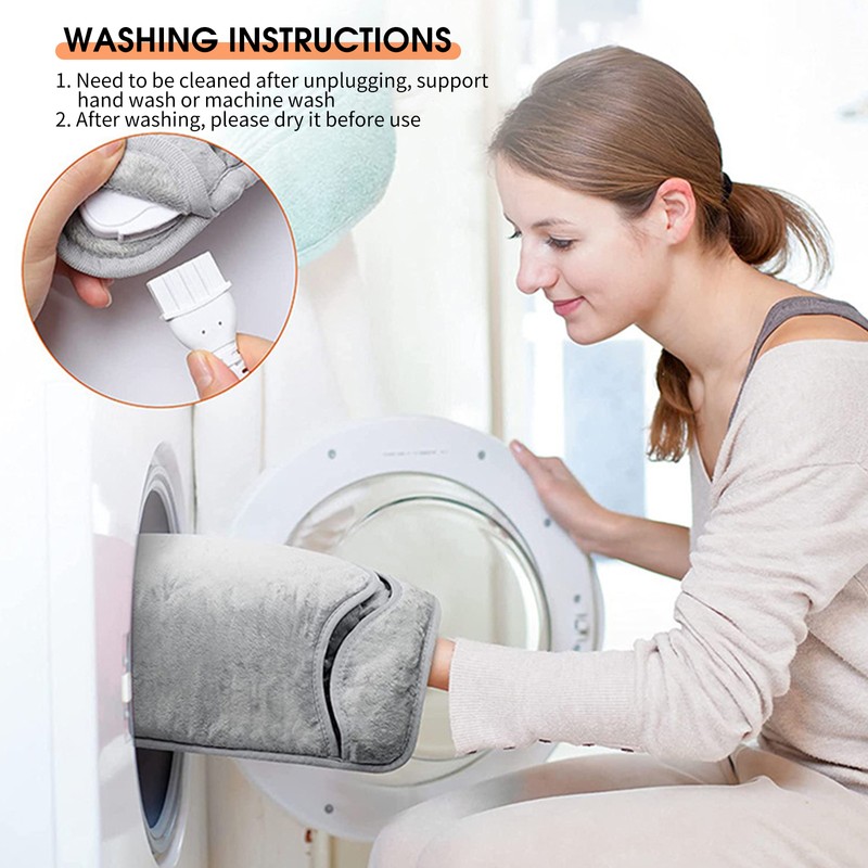 Electric Heated Foot Warmers Washable Electric Heating Pad 6 Heating