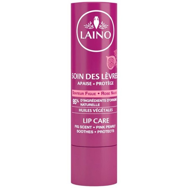 Laino Stick Soin des Lèvres Parfumés 4 g, Figue - Rose Nacrée