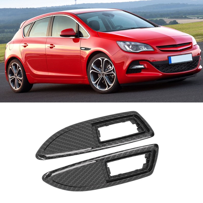 Side Indicator Repeater Frame, 2 Pcs Side Lamp Surrounds Set