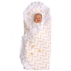 Embroidered Wrap Baby Blanket, Color: Gold