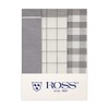 Ross Pack of 3 Cotton Tea Towels 1605 Silver 50