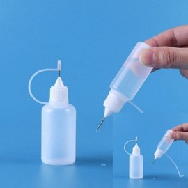 50ml Multipurpose Transparent Liquid Dispenser Bottle Needle Tip Empty Bottle - 50ml 20ea