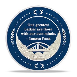 5 Year Sobriety Coin Gifts | Campfire Under Starry AA Coin - HA AA Chip Medallion with Serenity Prayer | Narcotics Alcoholics Anonymous Gifts for Anniversary Month ＆ Year for Men ＆ Women in Recovery