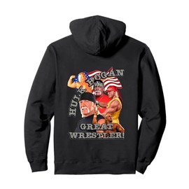 Hulk Hogan_001_Back Printed Pullover Hoodie