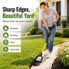 Manual Lawn Edger, 42-Inch Padded T-Handle Half-Moon Edging Tool with