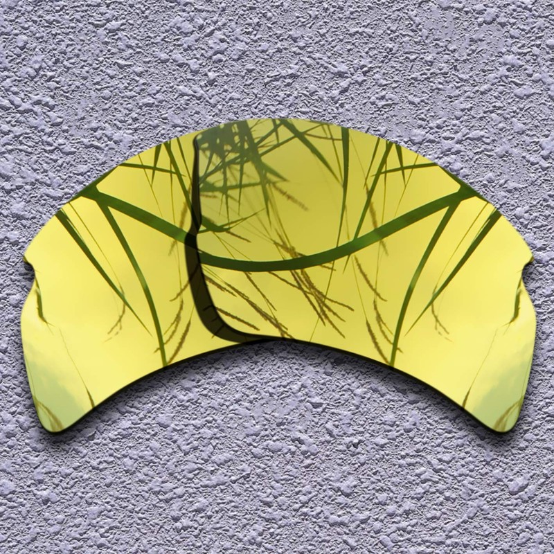 Polarized Lenses Replacement for Oakley Flak 2.0 XL 24K Golden