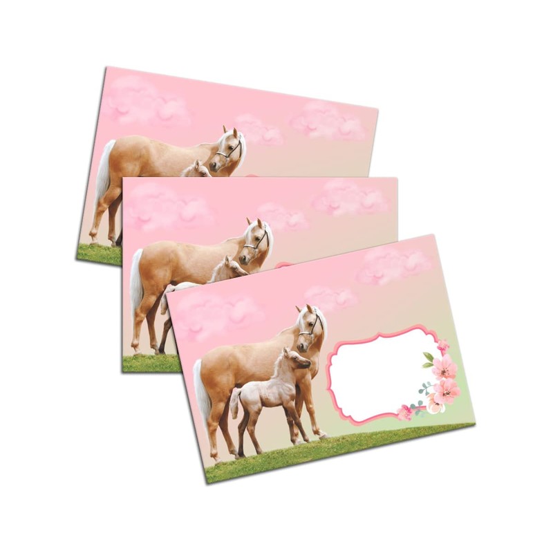 Writing Paper Set for Girls Horse with Foal Horses Letter