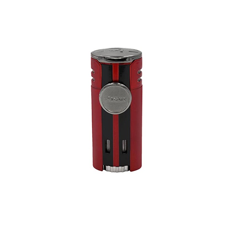 XIKAR® HP4 Quad-jet Flame Lighter Red
