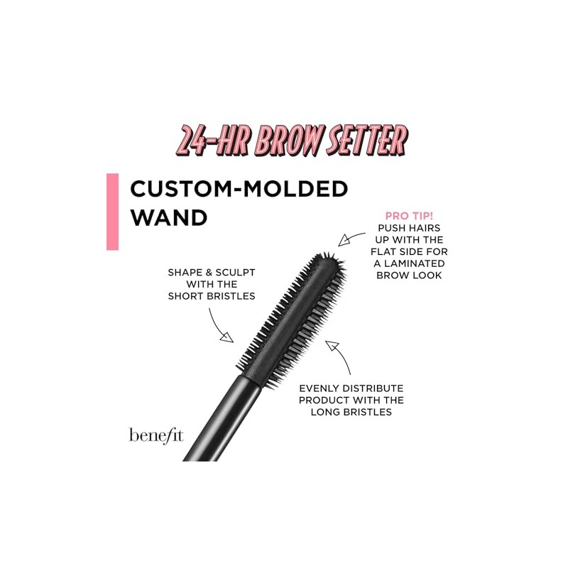 Benefit Cosmetics Mini 24-HR Brow Setter Clear Brow Gel with