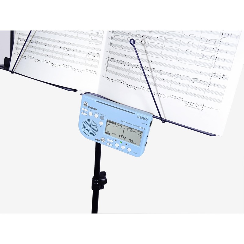 Seiko STH200BLSP Metronome & Tuner Blue Pickup Microphone Set of