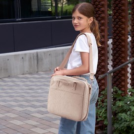 Sturdy 3-Ring Zipper Binder with Shoulder Strap for School – Beautiful 2-Inch Zip-Up Binder with Extra Pockets Holds 500 Sheets, Books & Laptop – Easy-to-Carry Trapper Keeper Made of Premium Fabric