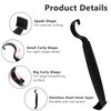 ZHMEINA Pottery Trimming Tools, Stainless Steel Pottery Tools, Double Ended