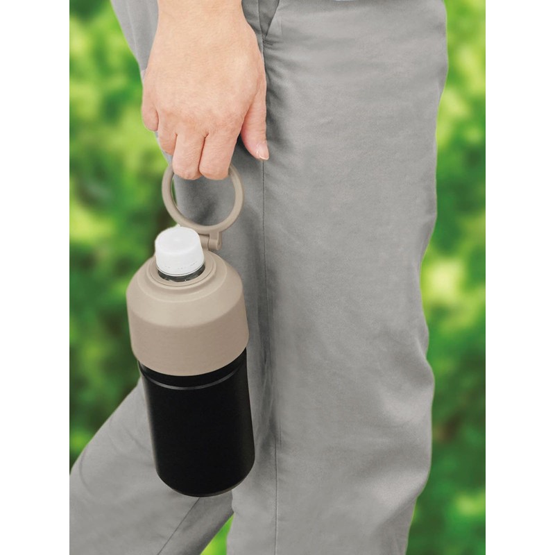 Kakusee LL-07 Plastic Bottle Holder, Vacuum Double Stainless Steel, 16.9
