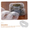 Mikinona Quick Easy Crab Storage 10-Pack Plastic Crab Wrapping Box