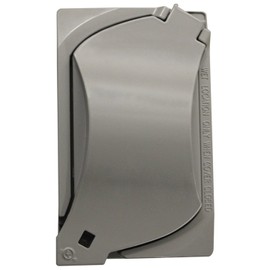 Sigma Engineered Solutions 14147 1-Gang Universal Weatherproof Cover, Gray
