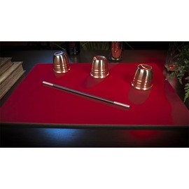Deluxe Close-Up Pad 16X23 (Red) by Murphy's Magic Supplies, Magic Trick, No Skill Required
