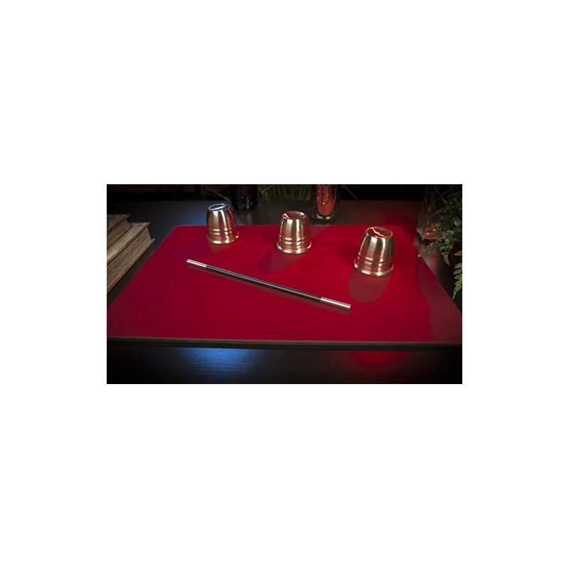 Deluxe Close-Up Pad 16X23 (Red) by Murphy's Magic Supplies, Magic