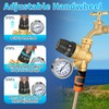 Boltigen RV Water Pressure Regulator with Gauge, Adjustable Handle Water