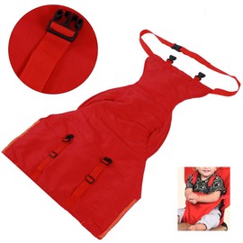 Baby Portable High Chair Harness, Safety Harness Travel Safety High Chair Seat Cover Foldable Safety Seats Cover for Baby Kid Toddler(Red) high chair strap