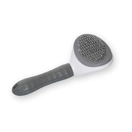 Easy-Clean Pet Grooming Brush for shedding management, Slicker Brush for Cat and Small Medium Dog