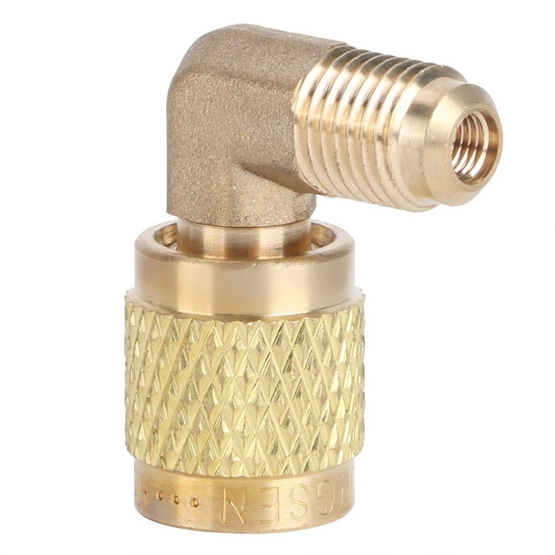 GLOGLOW Air Conditioning Adapter, R410 Male Thread 1/4 to Female