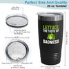 Meat lover Black EditionTumbler 20oz - Lettuce the taste of