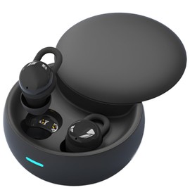 Sioroch Comfortable Sleep Earbuds for Side Sleepers - Wireless, Noise Cancelling, Compact Design with Digital Display, Night Comfort (Graphite)