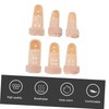 ORFOFE 6 Pcs Finger Straightener Plastic Thumb Splint with Sponge