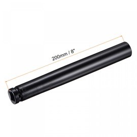 sourcing map 1/2" Drive by 17mm Deep Impact Socket, Heat-Treated CR-V Steel 8" Length, 6-Point Metric Sizes