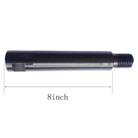Core Drill Bit Extension Rod Adapter with Male and Female Both 1-1/4"-7 UNC Thread (8" Extension)