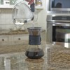 Cafe Brew PO108 BLACK 8 Cup Pour-Over Coffeemaker with Permanent