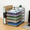 LEKETREE LEKETREE Desk Organizers and Accessories, 5-Tier Paper Letter Tray