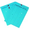 BOX USA Inter-Department Envelopes, 10" x 13", Blue, String and