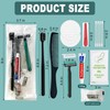 12 Sets Personal Hygiene Kit Bulk, Disposable Toothbrushes with Toothpaste,