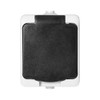 Miratic Surface-Mounted Socket IP54 - Wet Room Socket with Switch,