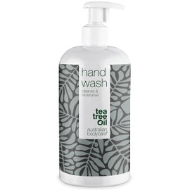Teebaumöl Handseife 500 ml | Antibakterielle Teebaumöl Seife gegen trockene, rissige Hände | Natürliche Seife gegen schwitzige & juckende Hände | Tea Tree Oil Hand Wash | 100% Vegan