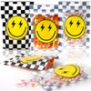 JarThenaAMCS 50Pcs One Happy Dude Party Ziplock Bags with Handles