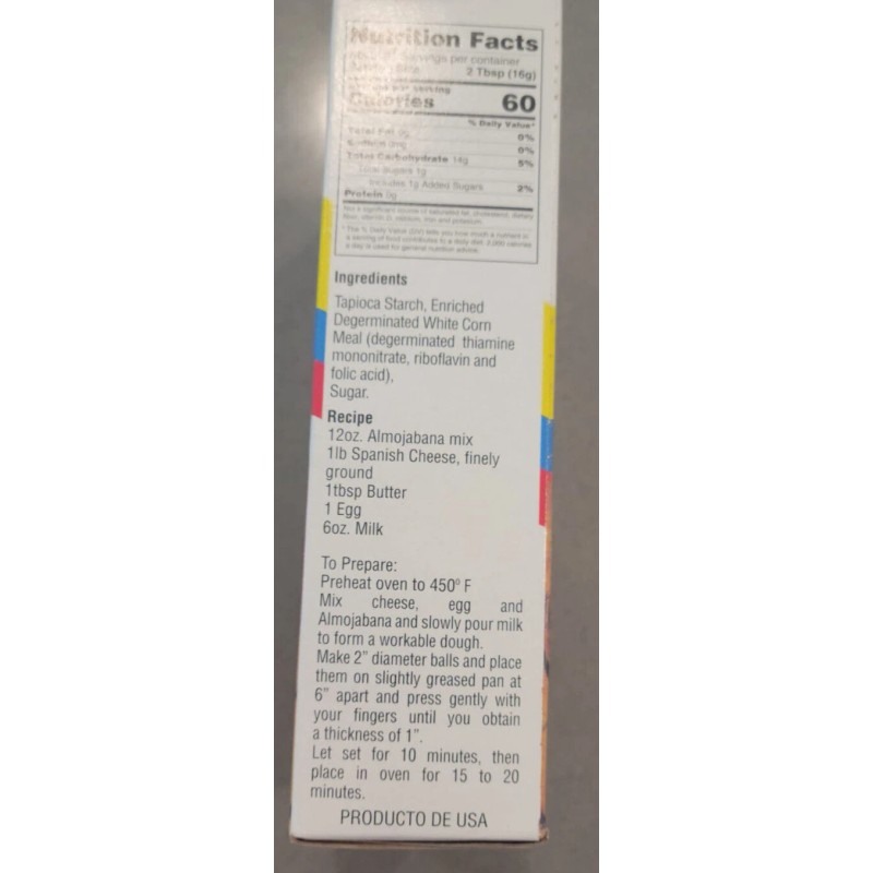 COLOMBIANA Pandequeso 342 grs. - 4 Pack. / Cheese Bread
