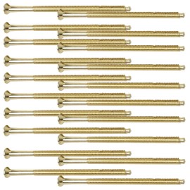 Brass Electrical Screws Long 50mm, 75mm Electrical Socket Switch Screw (20, 50mm)