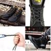 Red & Black 75cm Strong Round Bootlaces Laces Shoelaces for