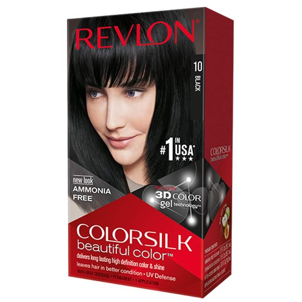 Revlon Colorsilk #10 Black (6 Pack)