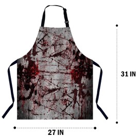 BGBDEIA Grunge Splash Space Apron Adjustable Neck Bib Apron for Men Women,Suitable for Kitchen Cooking Waitress Chef Apron